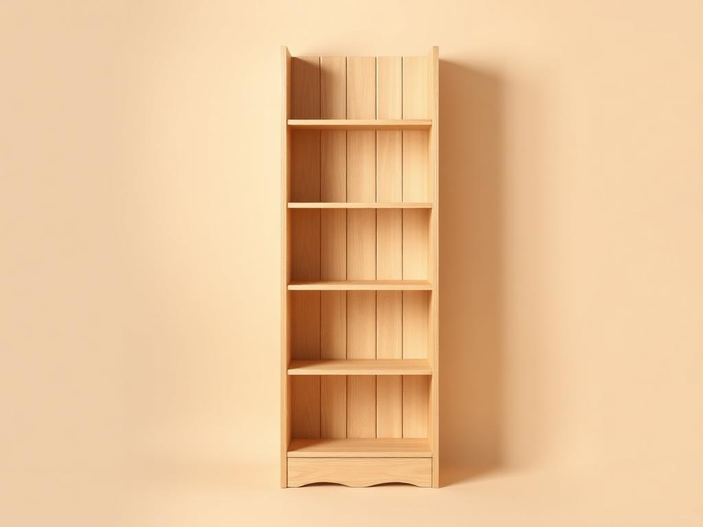 Basic Bookshelf — finished build preview